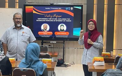 VISITING PROFESSOR: MEMPERKUAT MASA DEPAN DENGAN TEMA ‘EMPOWERING THE FUTURE: EXPLORING THE BOUNDLESS HORIZONS OF INTERNET OF THINGS’ BERSAMA PROF. IR. DR. MUHAMMAD NADZIR BIN MARSONO DAN ROZEHA A RASHID, PHD